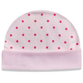 Soft Pure Cotton Babei's Head Cap Cute Print  Size 0-6 Months Color