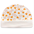 Soft Pure Cotton Babei's Head Cap Cute Print  Size 0-6 Months Color