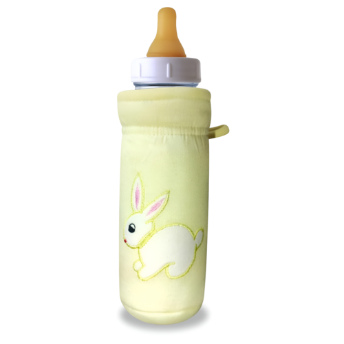 Soft Cotton Feeding Bottle Cover With Cute Print Size 10X10X2 CM Color